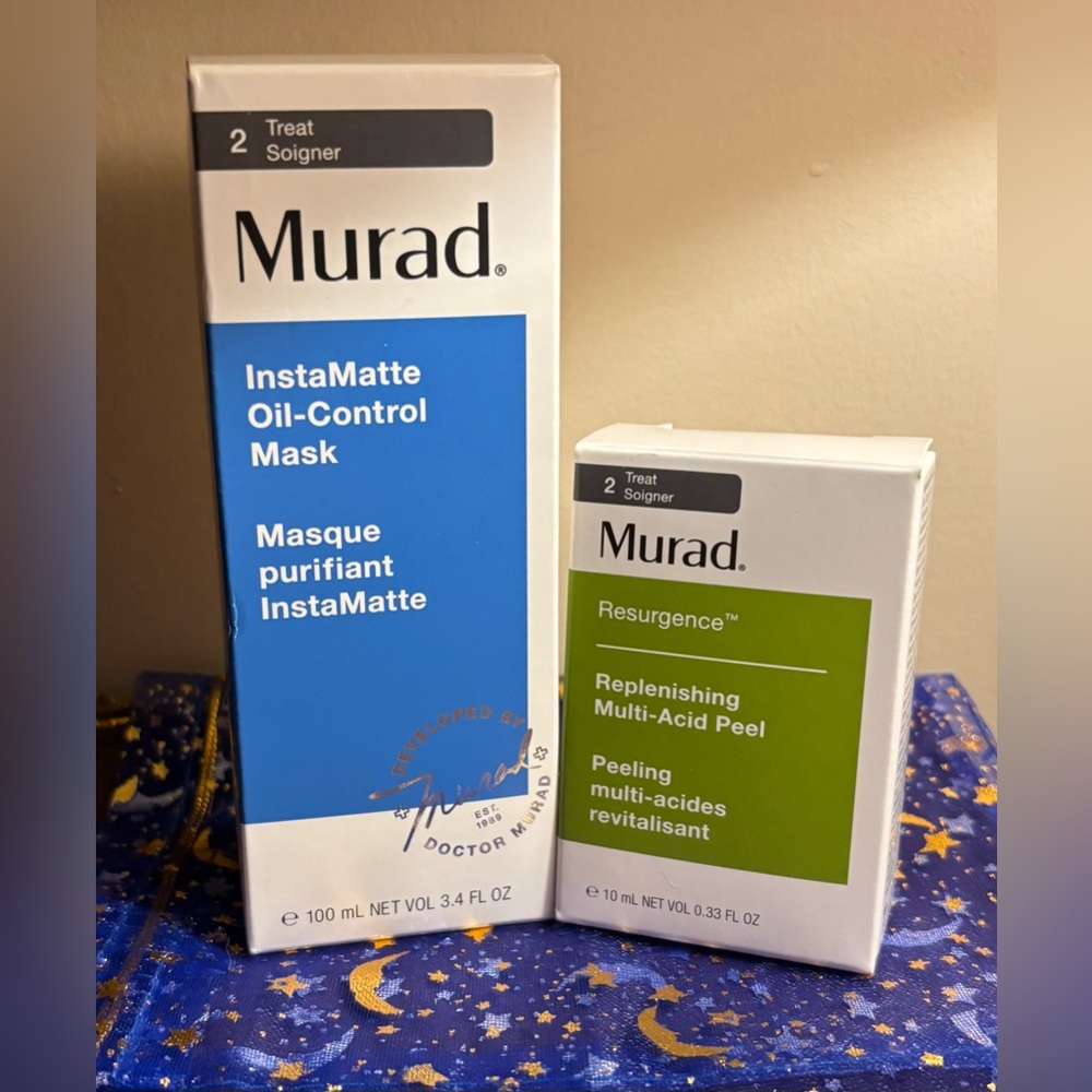 Murad InstaMatte Oil-Control Mask-100ml & Murad Replenishing MultiAcid Peel 10ml
